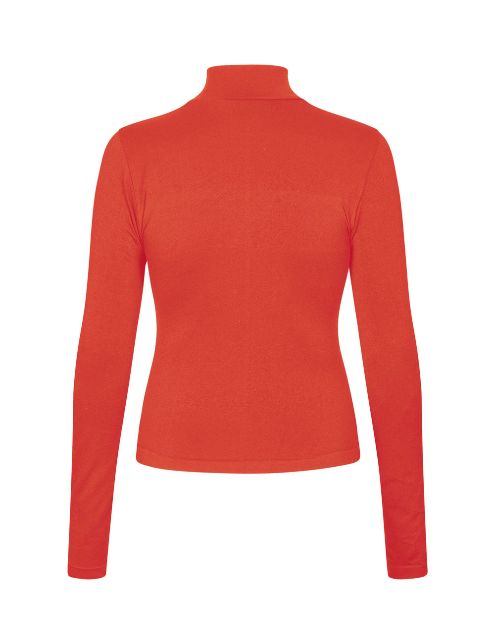 Faye High Neck w/Logo Functional Comfort-Crush Red