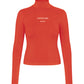 Faye High Neck w/Logo Functional Comfort-Crush Red