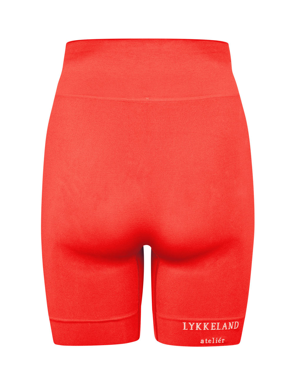 Honest Midwaist Shorts w/Logo Functional Comfort - Crush Red