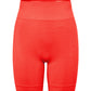 Honest Midwaist Shorts w/Logo Functional Comfort - Crush Red