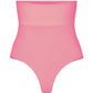 Second Skin High waist thong - Cream Pink