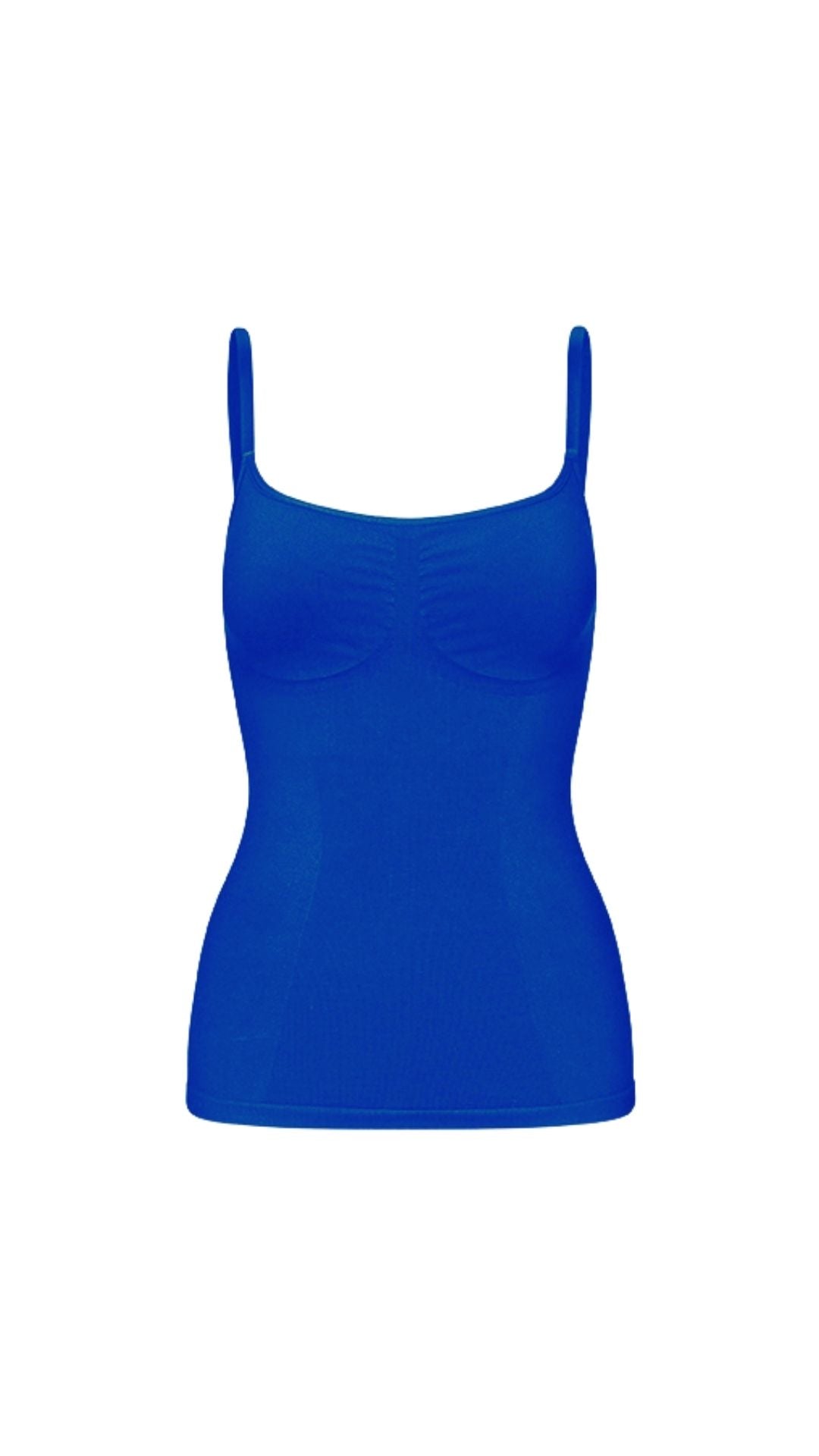 Second Skin Cami Top - Strong Blue