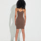 Second Skin Slip Dress - Chocolate