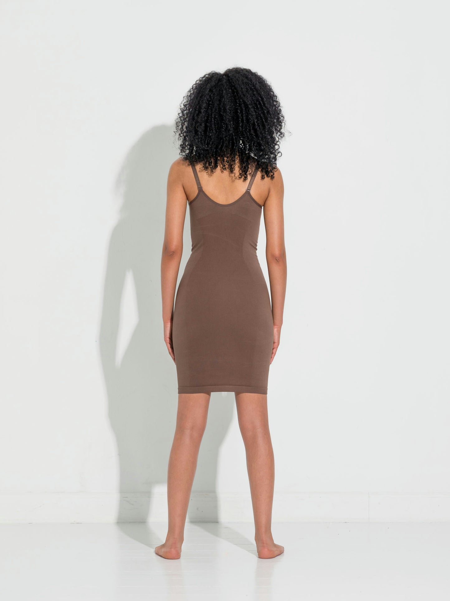 Second Skin Slip Dress - Chocolate