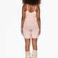 Honey Shaping Bodysuit (Skjult skridt åbning) - Dust Rose