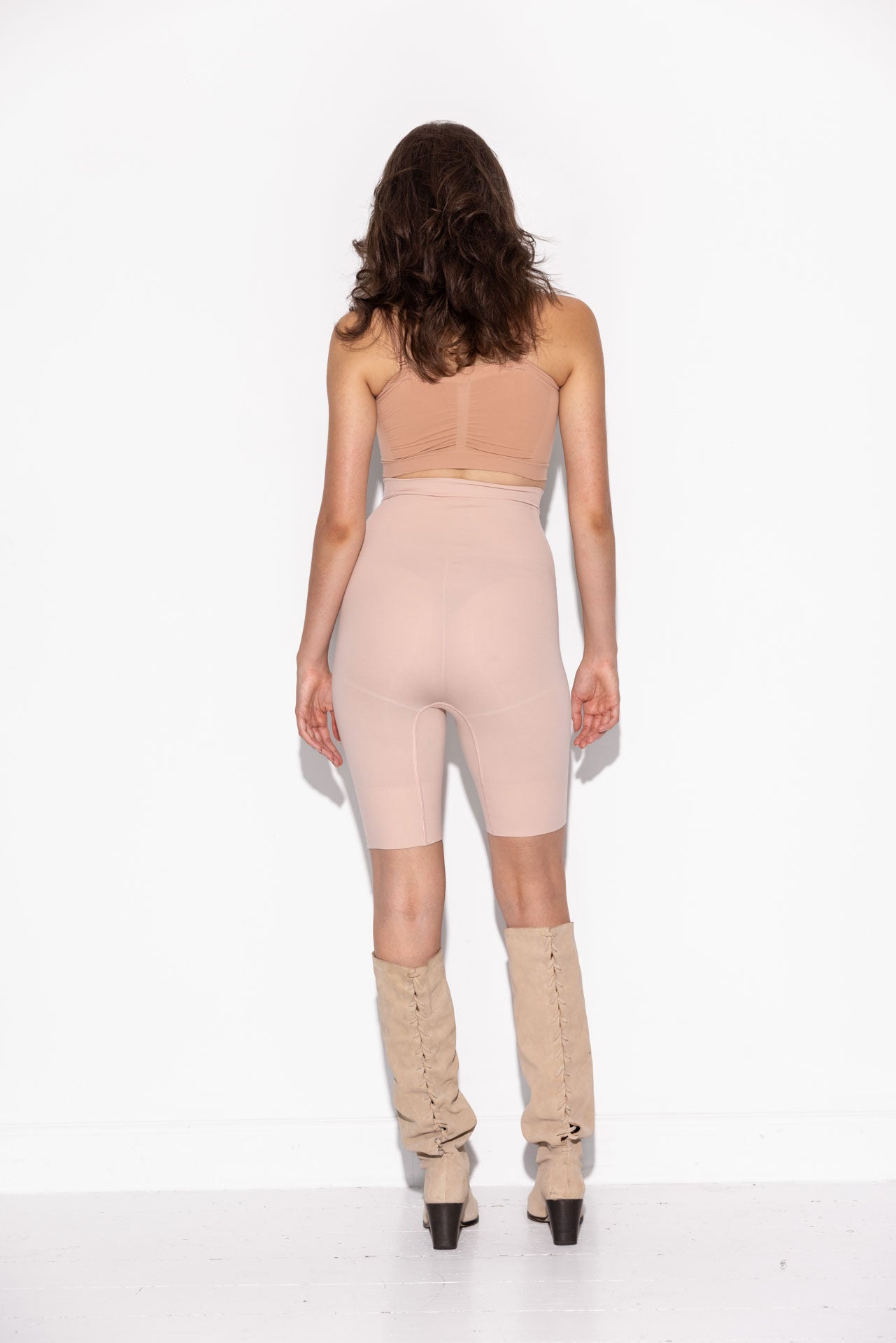 Alfie Shaping Shorts (Skjult åbning i skridtet) - Dust Rose