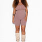 Alturra Highwaist Shaping shorts - Taupe