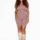 Alturra Highwaist Shaping shorts - Taupe